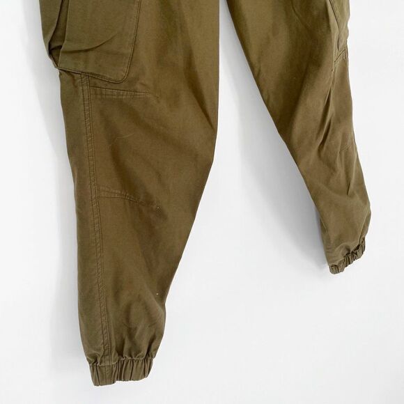 Rag & Bone Field Cargo Joggers Olive Green Ankle Zip High Rise Cotton Women's 25 - Picture 4 of 8